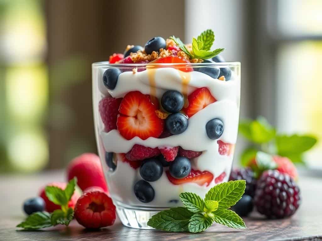 Greek yogurt parfait