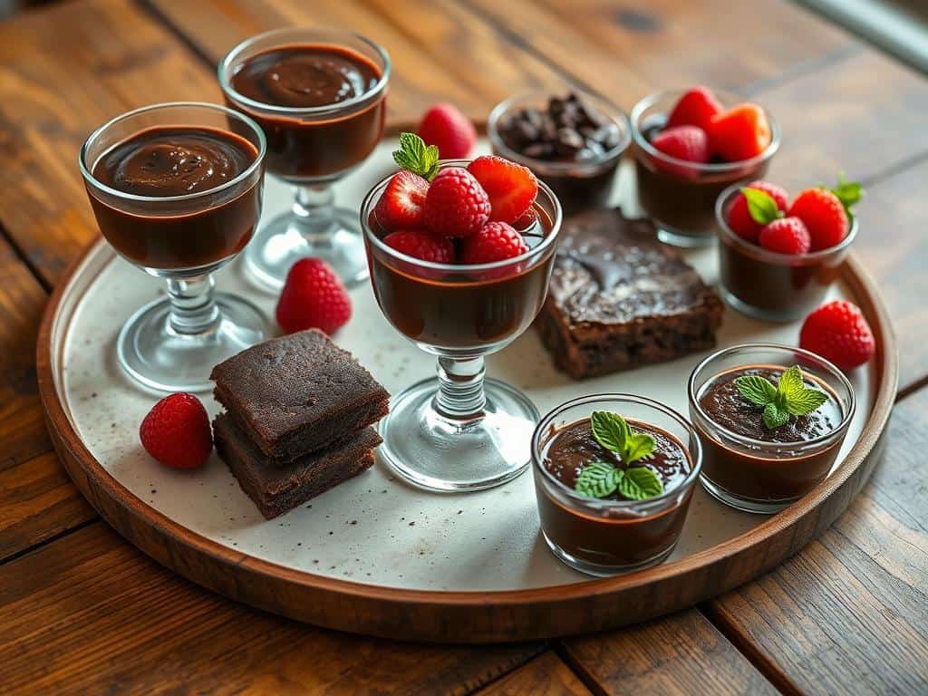 Guilt-free chocolate desserts