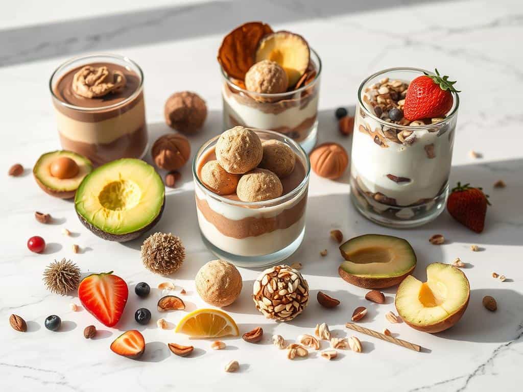 Healthy fats in protein desserts