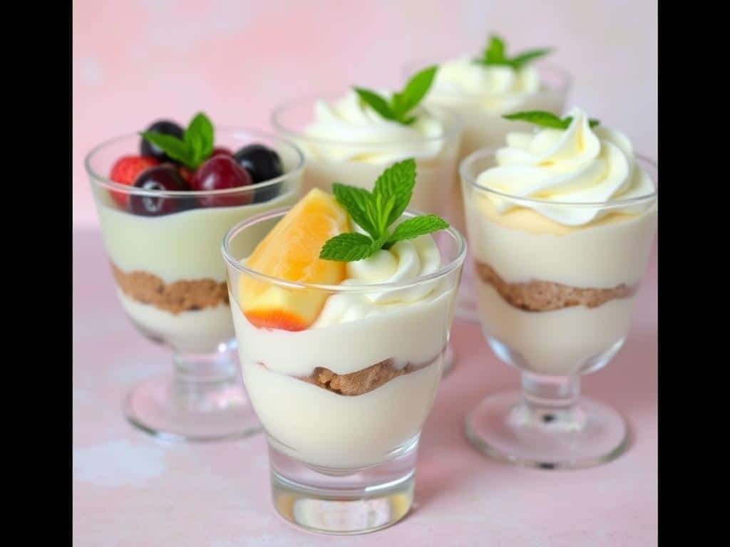 creamy desserts