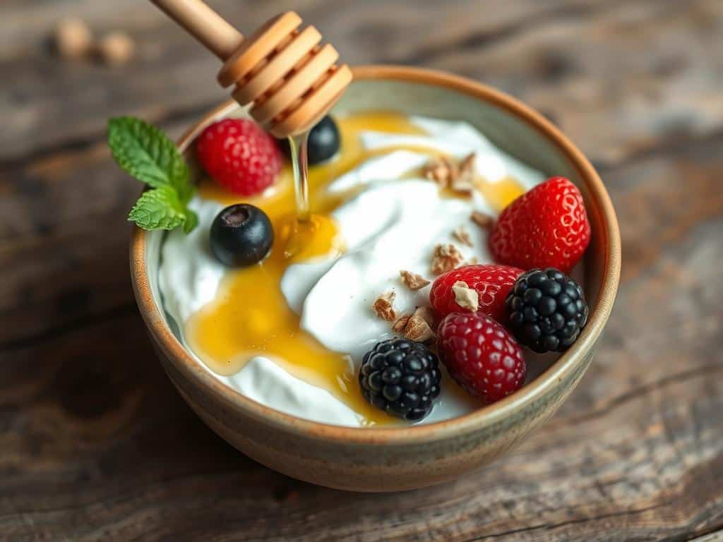 greek yogurt with honey