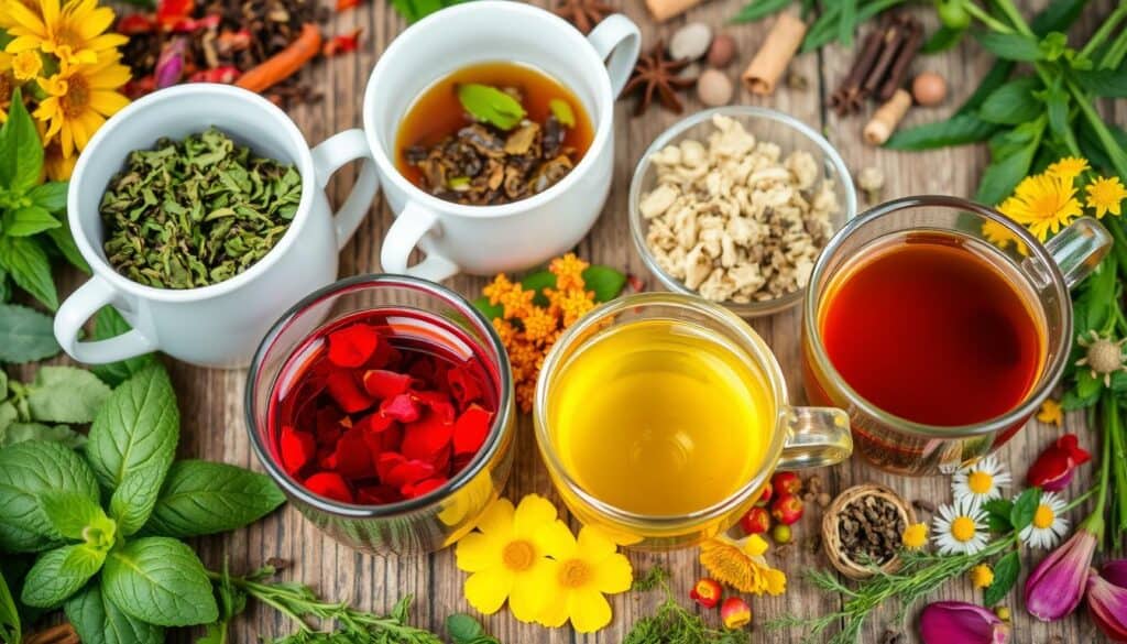 types of herbal teas