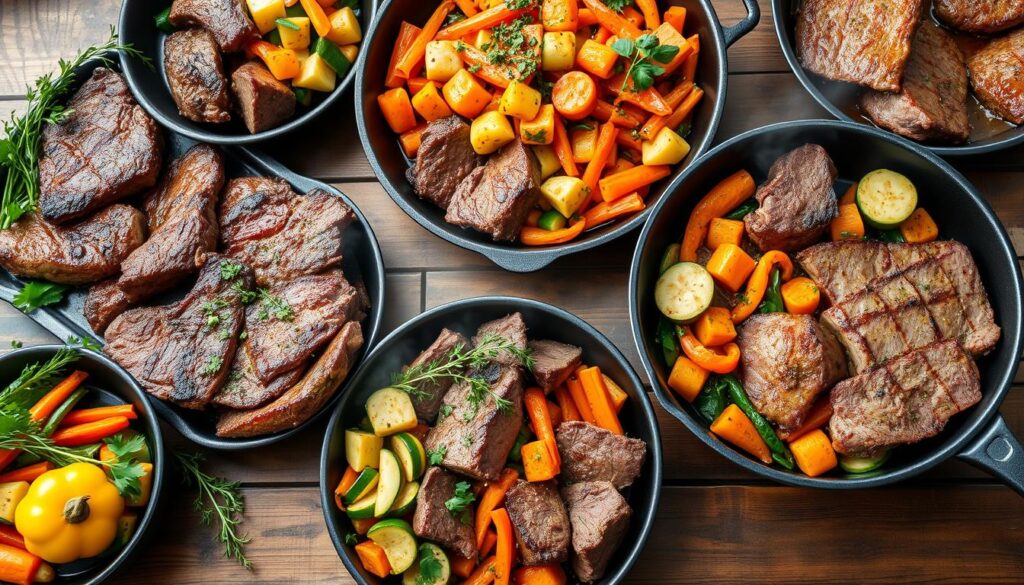 Beef and Pork Paleo Dinners