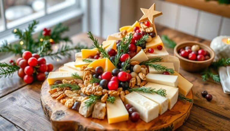 Christmas Tree Cheese Board Appetizer