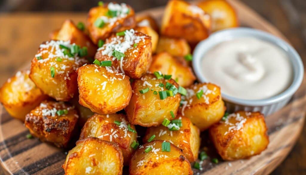 Crispy Parmesan Potato Bites