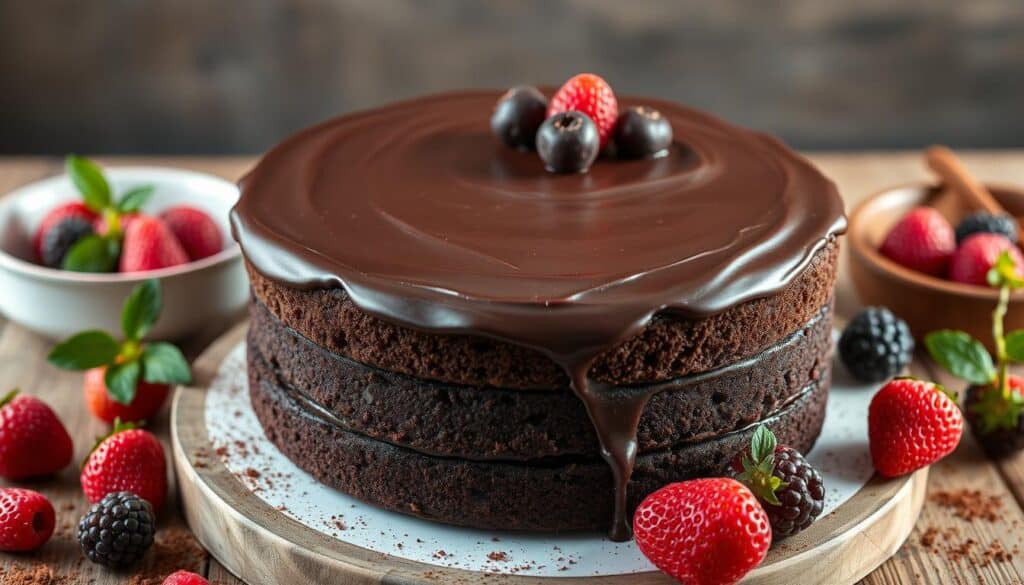 Grain-Free Chocolate Fudge Cake