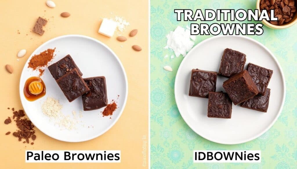 Paleo Brownies Nutrition Comparison