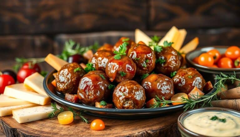 Reindeer Charcuterie Meatballs