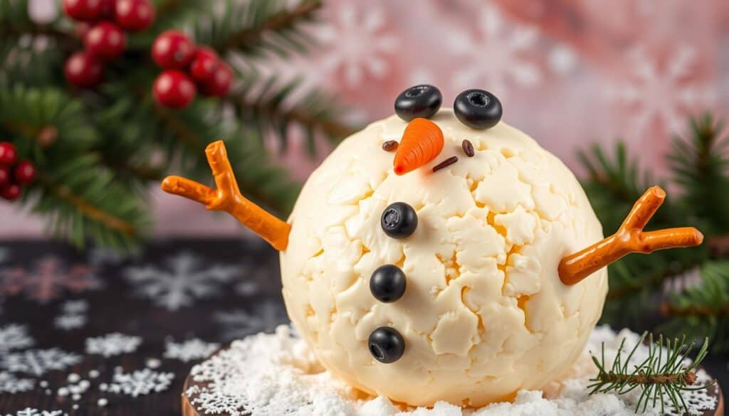 Snowman Cheese Ball