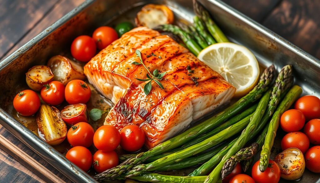 one-pan salmon