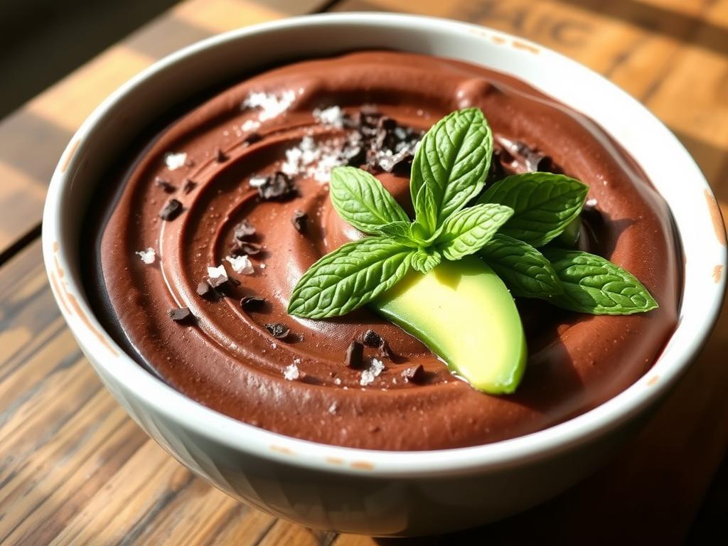 Chocolate Avocado Mousse Paleo Dessert