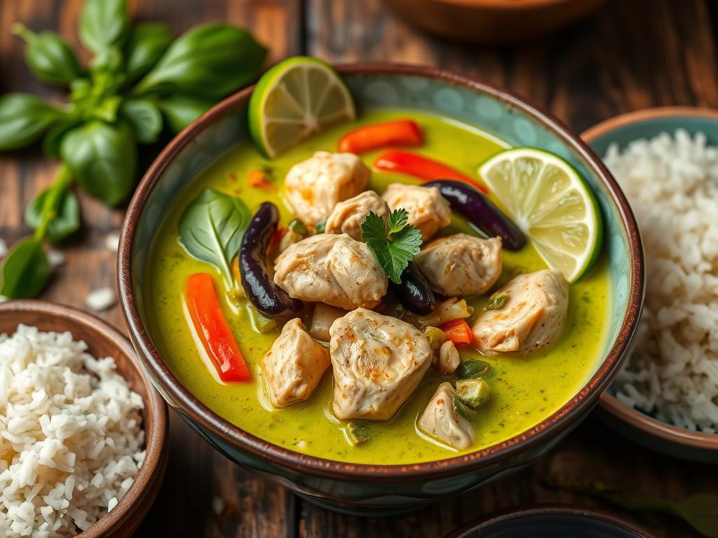 Green Thai Curry Dish