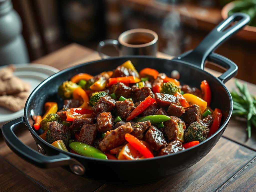 Lodge Pan Beef Stir-Fry