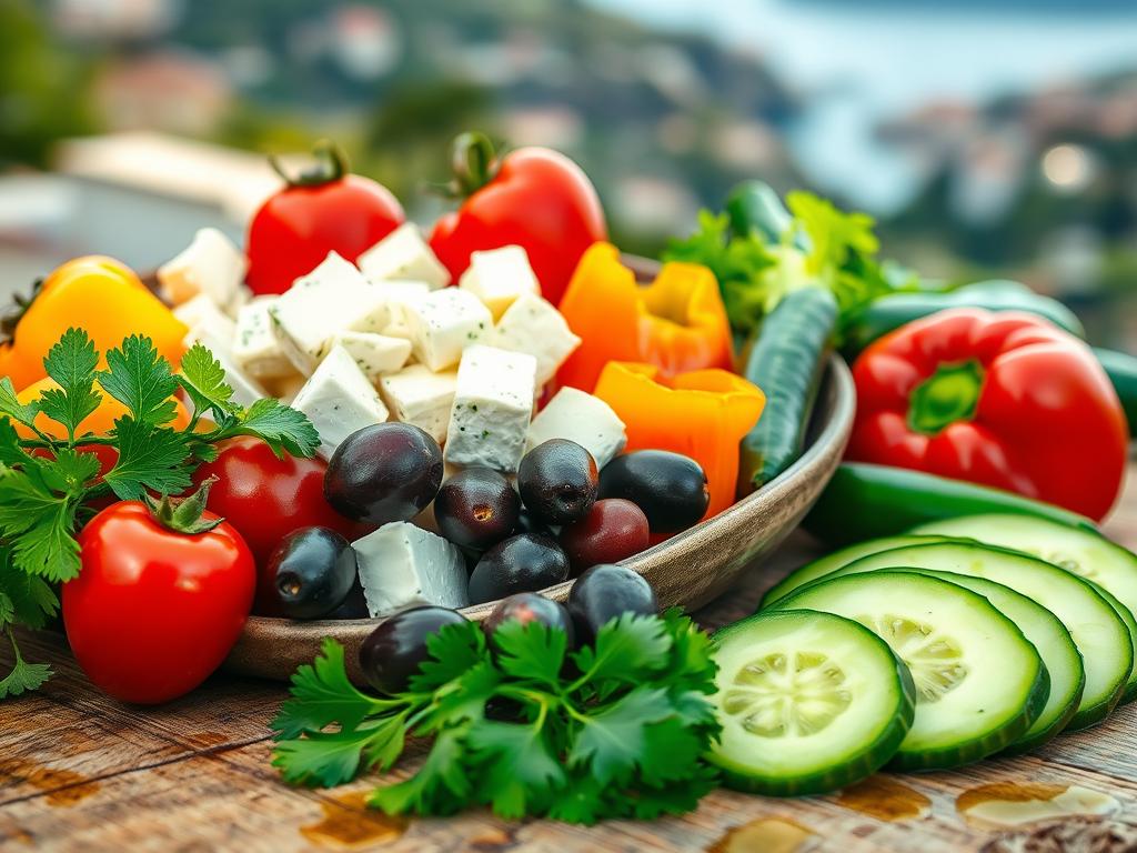 Mediterranean Bowl Ingredients