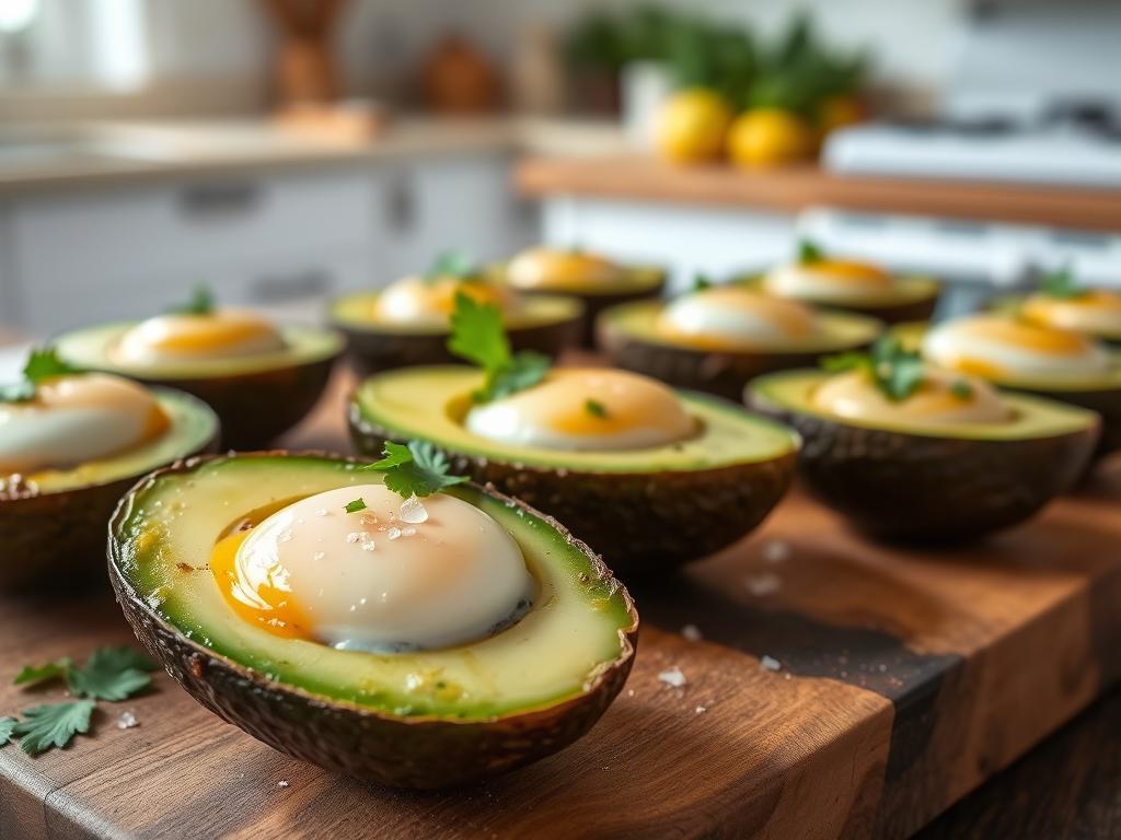 Paleo Avocado Egg Cups