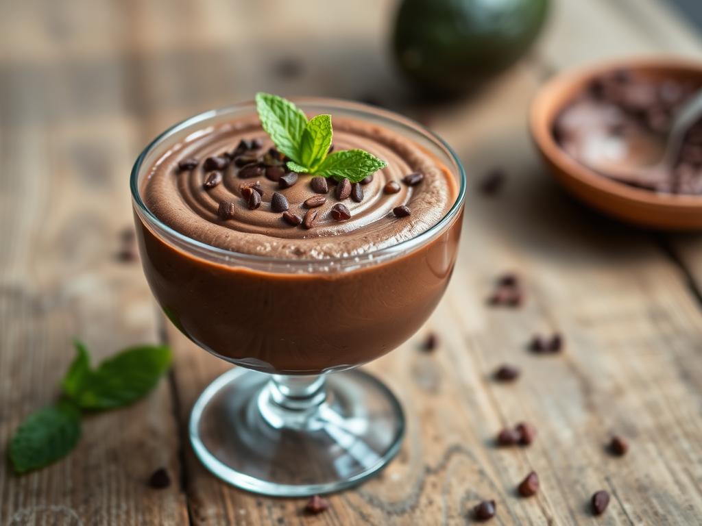 Paleo Chocolate Avocado Mousse