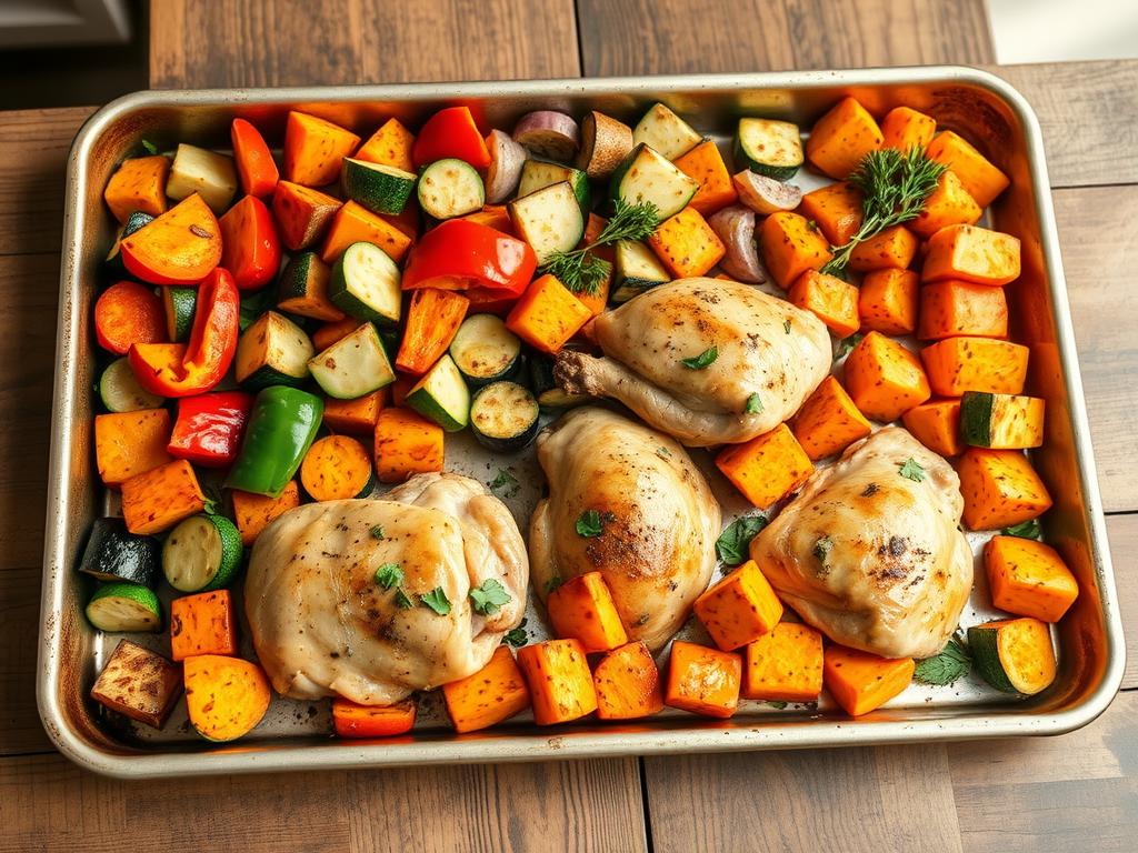 Paleo Diet Sheet Pan Meal Preparation