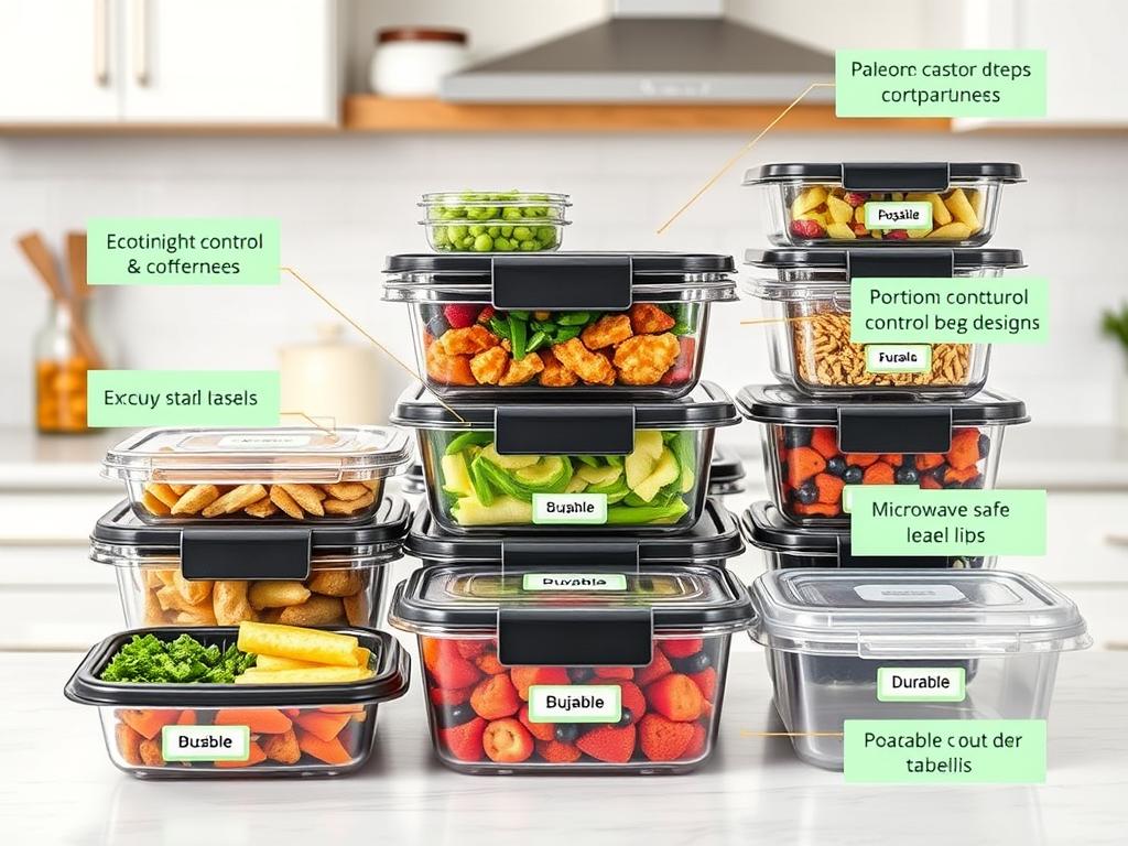 Paleo Meal Prep Container Features