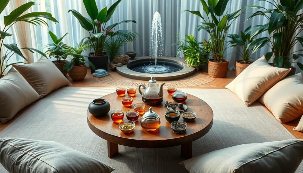 Tea Ritual Meditation Space