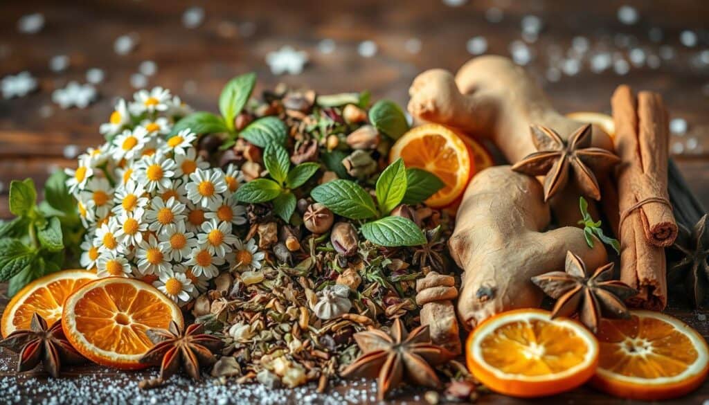 Winter Herbal Tea Ingredients