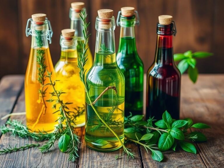 10 Herb-Infused Vinegar Dressings