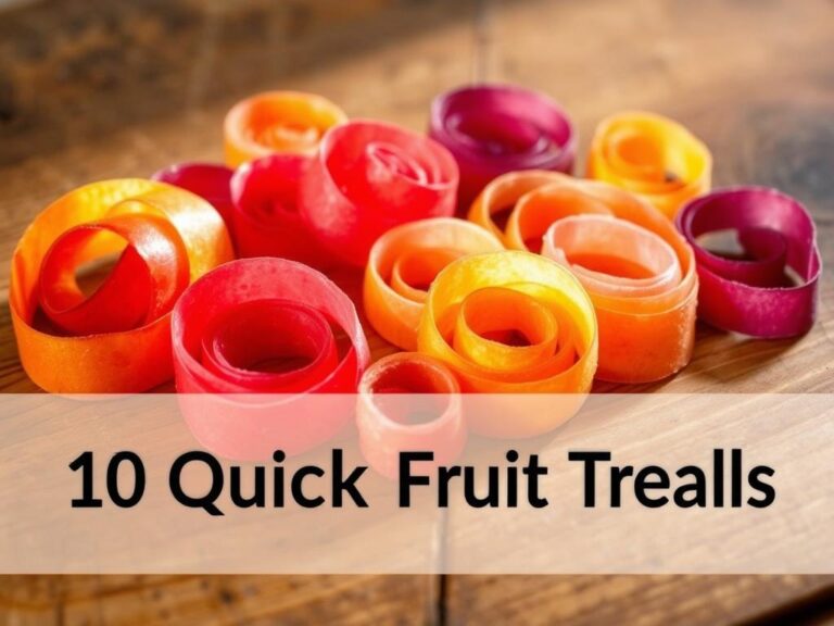 10 Quick Fruit Roll Treats