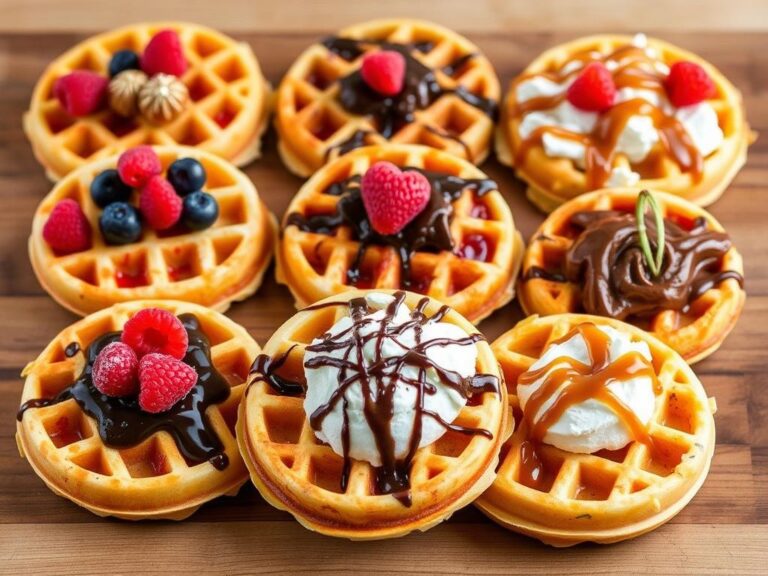 7 Quick Waffle Dessert Ideas