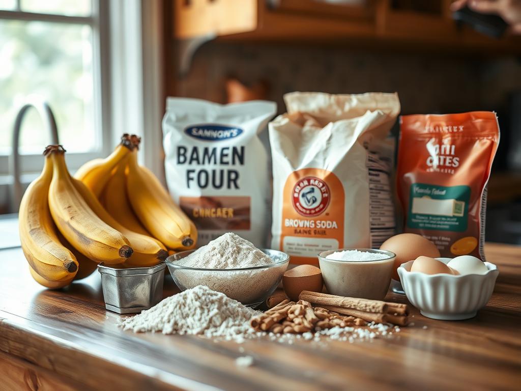 Banana Bread Cookies Ingredients