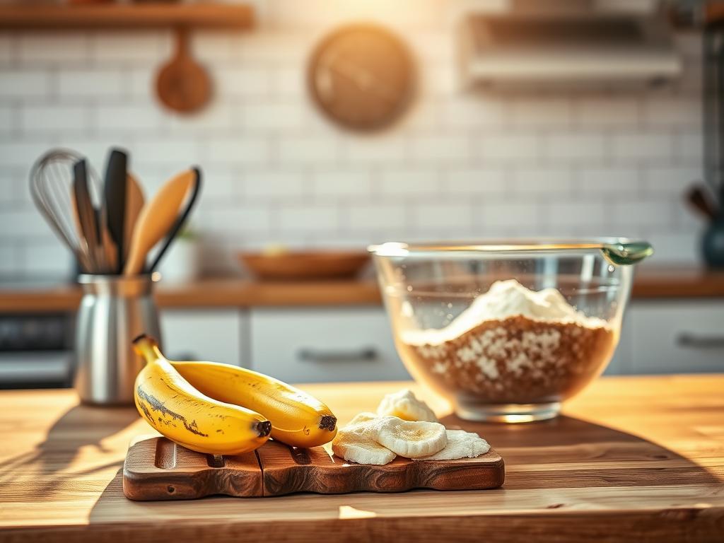 Brown Butter Banana Bread Preparation