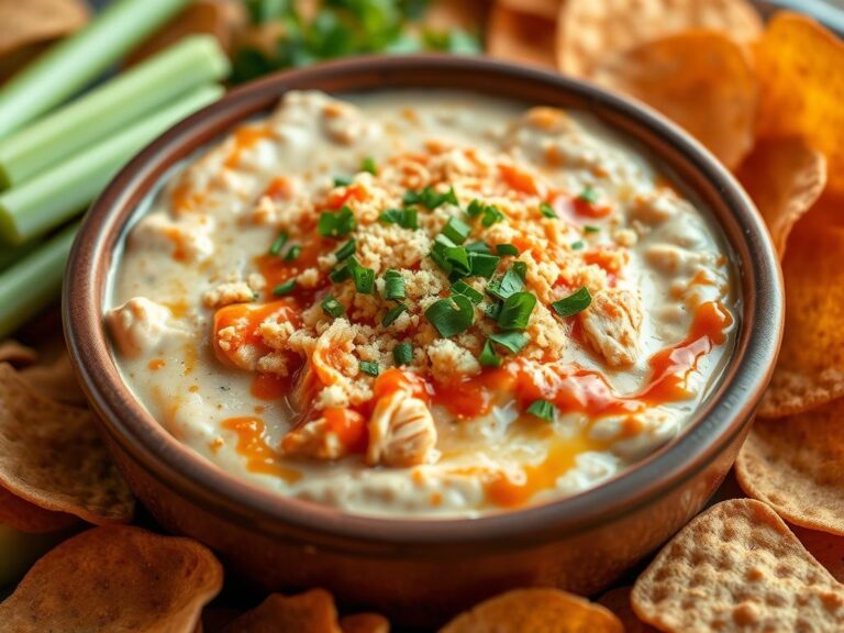 Creamy Game Day Buffalo Chicken Dip