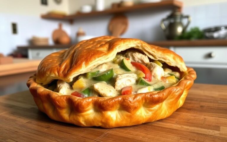 Flaky Homestyle Chicken Pot Pie