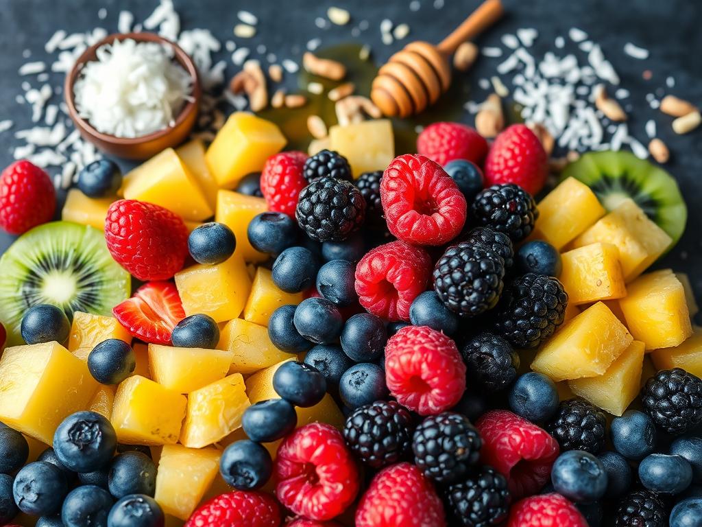 Frozen Fruit Ingredients for Quick Desserts