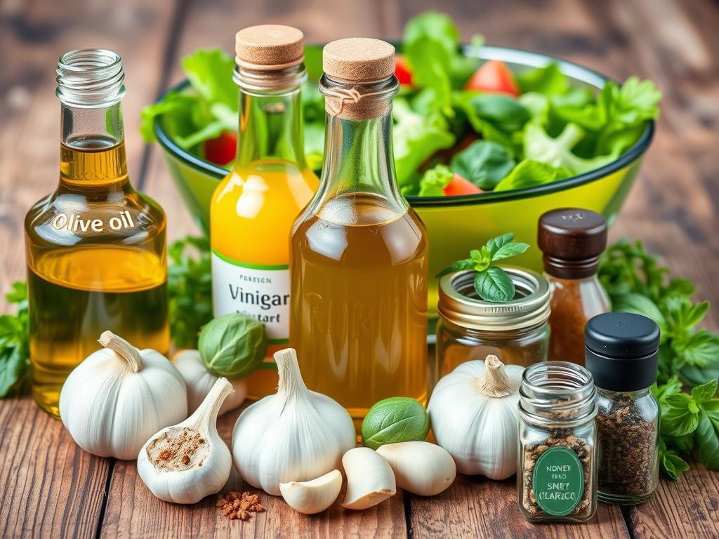 Homemade Salad Dressings Ingredients