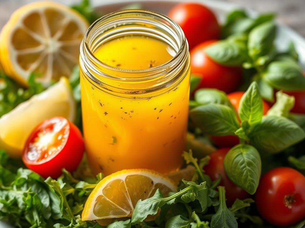 Lemon-Dijon Vinaigrette Summer Salad Dressing