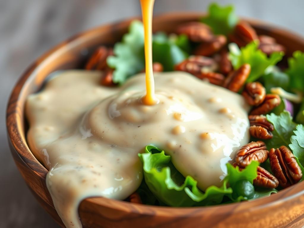 Pecanut Dressing Salad