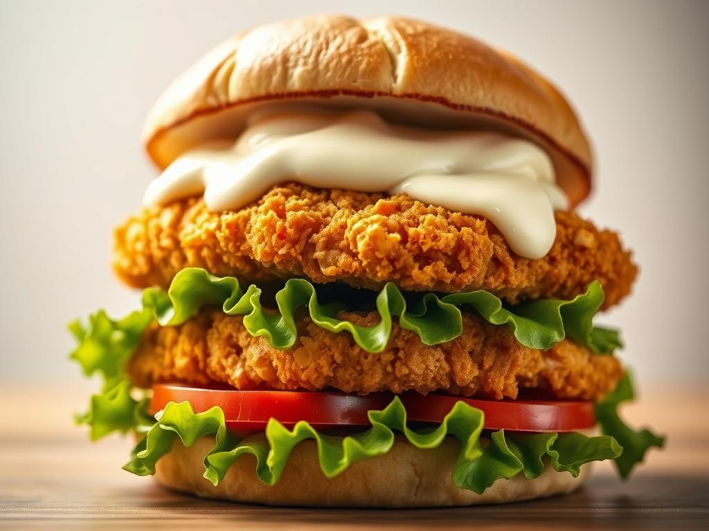 Ultimate Crispy Chicken Burger